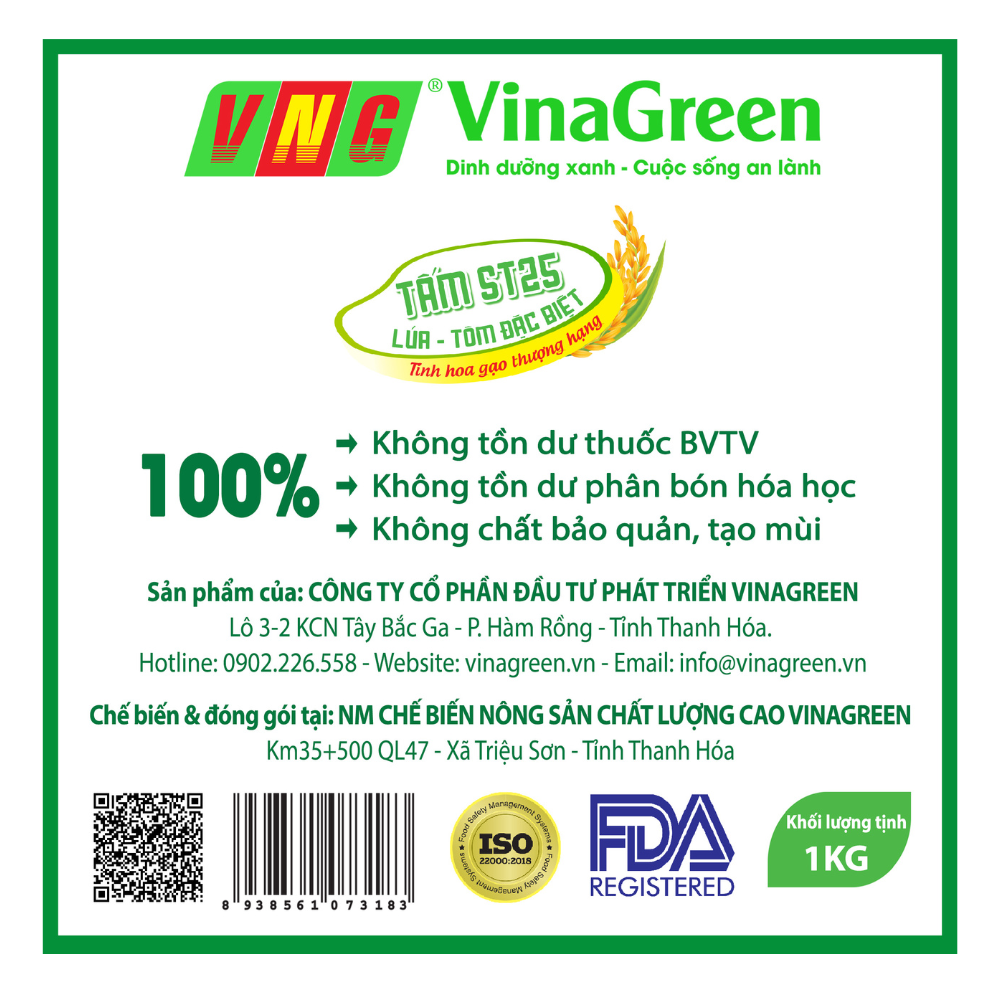 Gạo Tấm ST25 Lúa Tôm