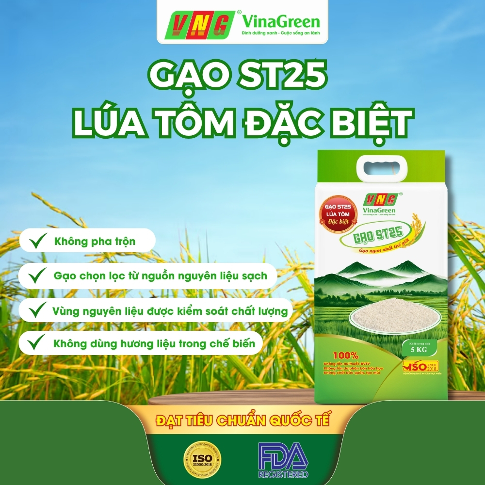 Gạo ST25 Lúa Tôm Đặc Biệt