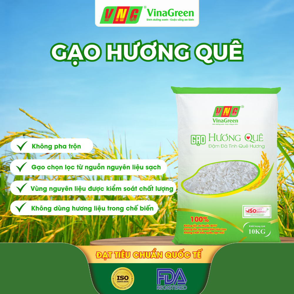 Gạo Hương Quê VinaGreen
