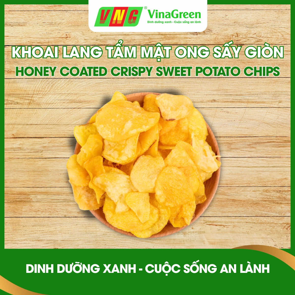 Khoai Lang Tẩm Mật Ong Sấy Giòn – Giòn Tan, Ngọt Tự Nhiên