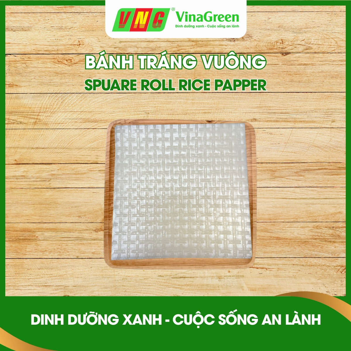 Bánh Tráng Vuông – Dẻo Dai Tự Nhiên, Cuốn Trọn Hương Vị Quê Nhà